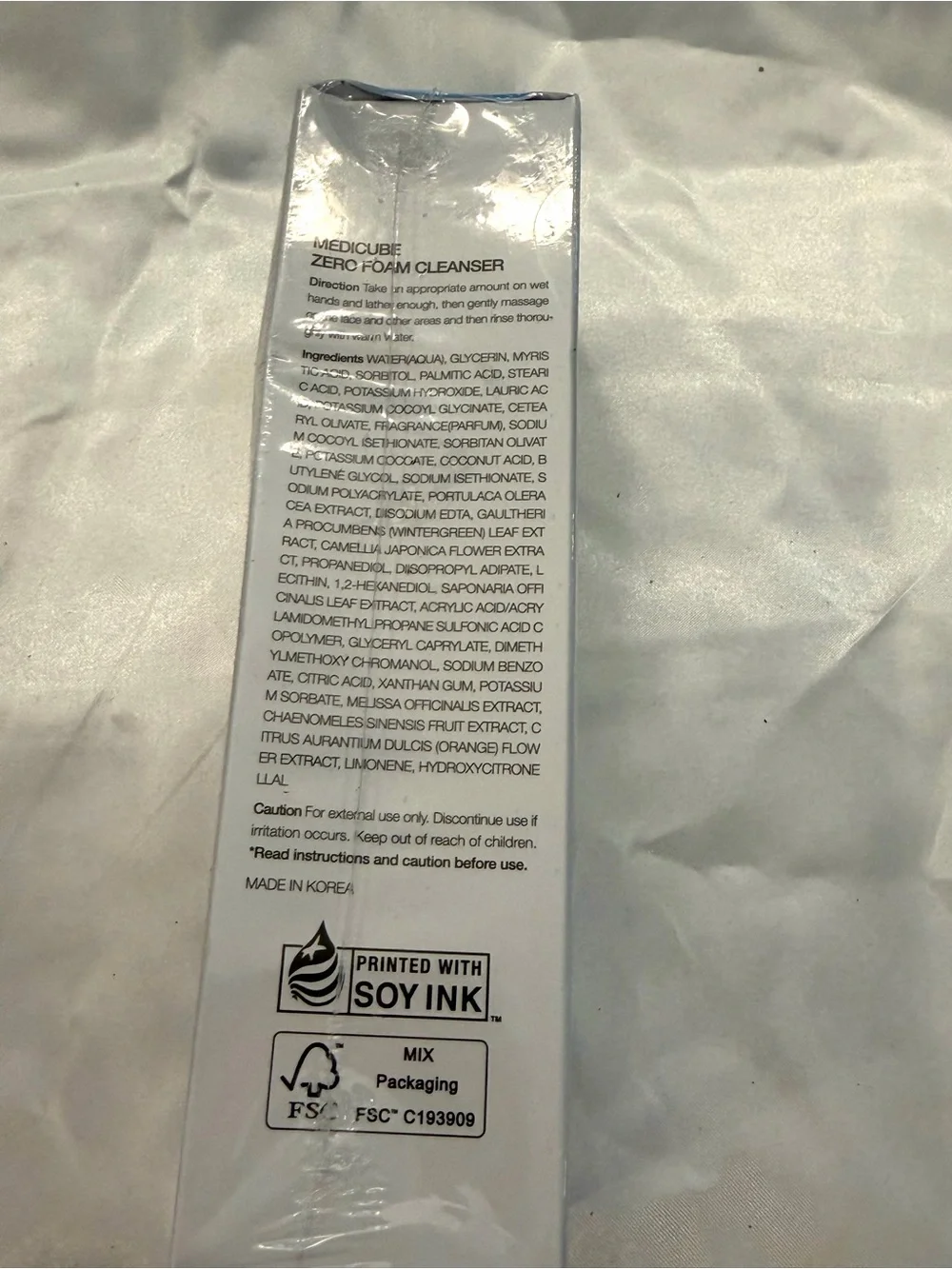 Medicube zero foam